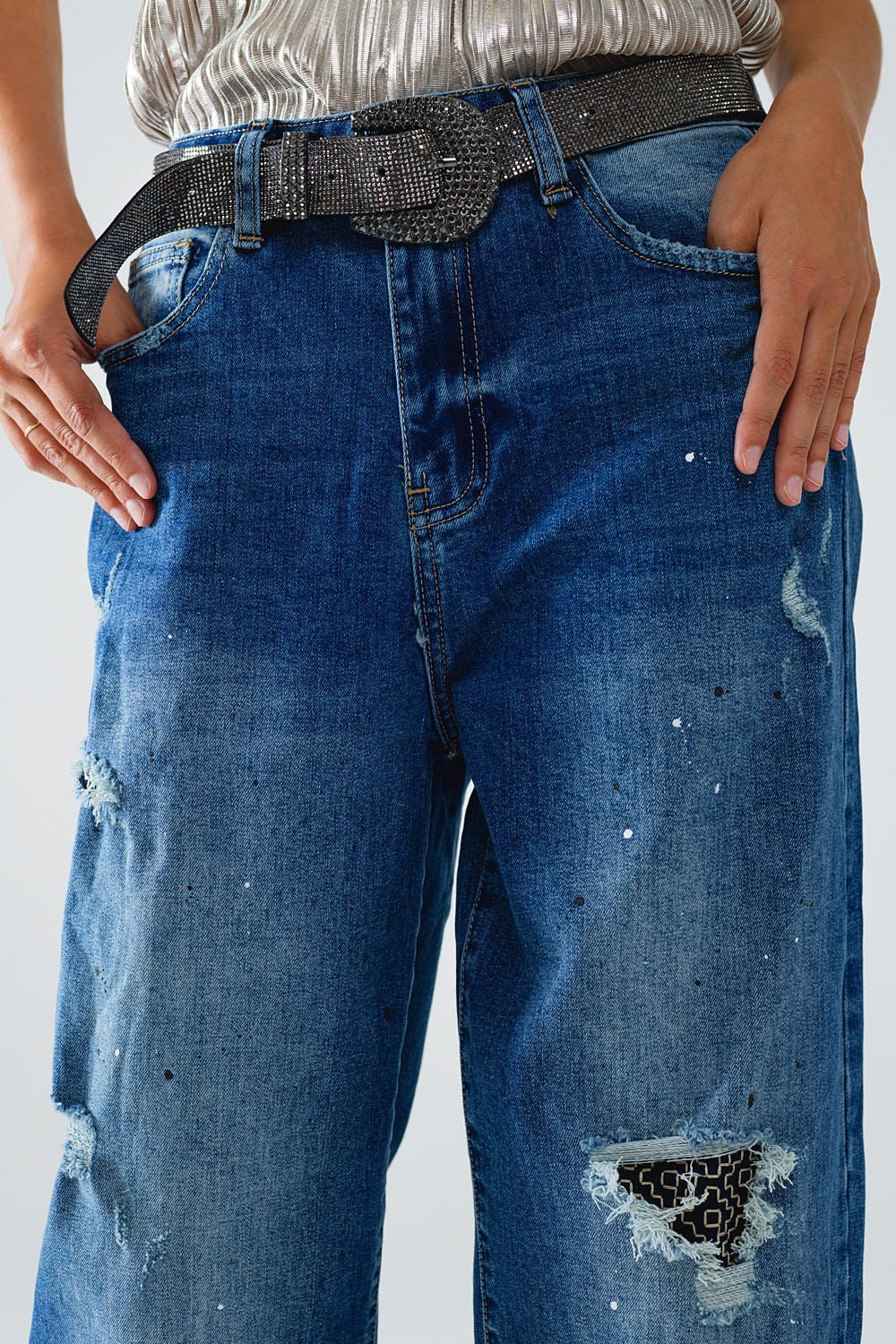 PAINT STAIN JEANS