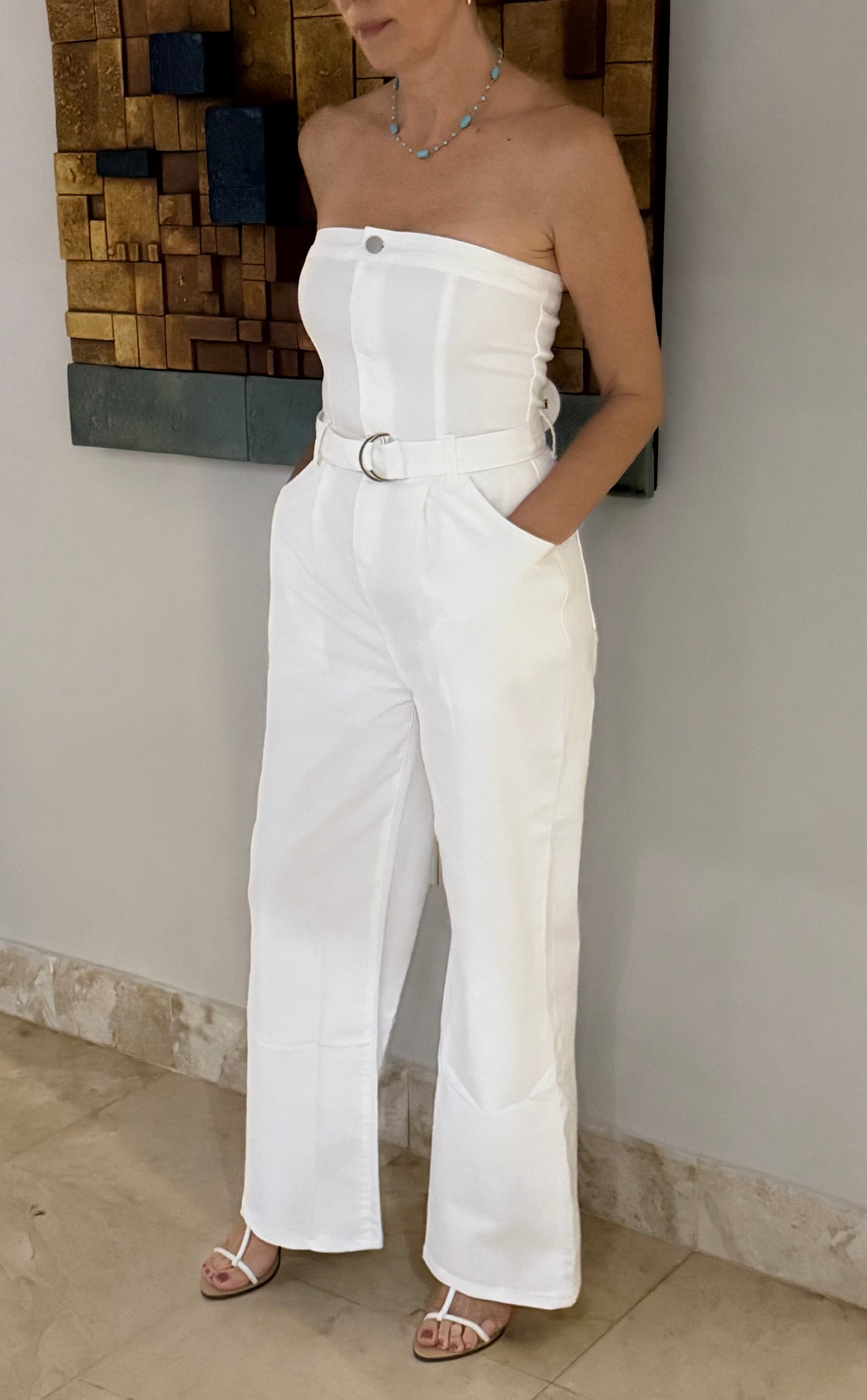 STRAPLLES JUMPSUIT