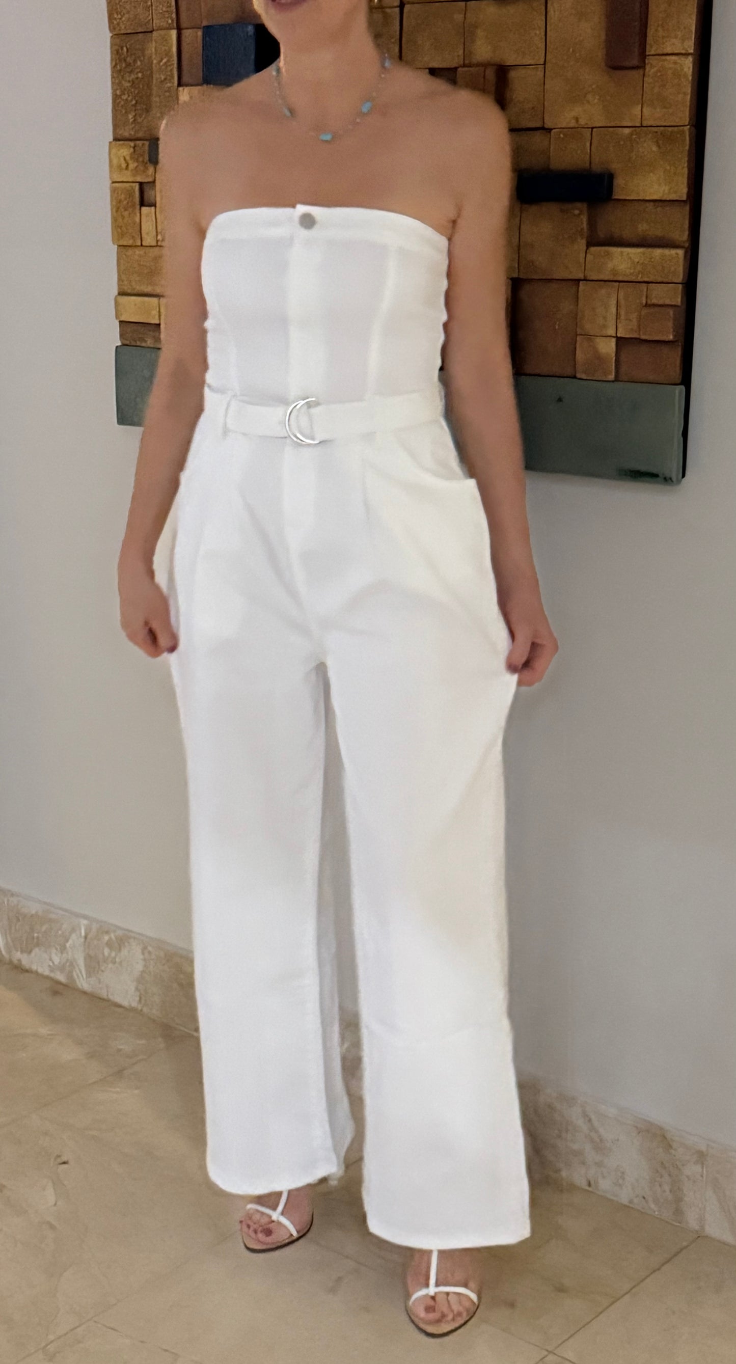 STRAPLLES JUMPSUIT
