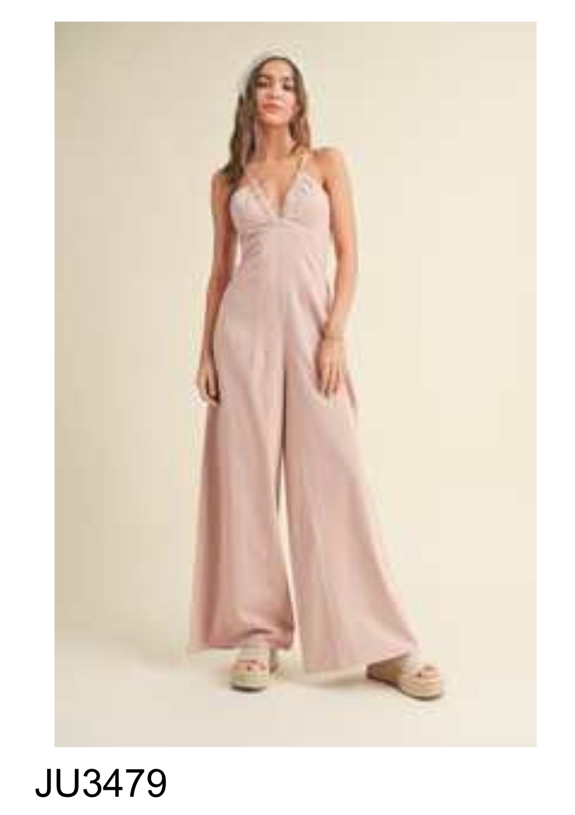 WASHED COTTON JUMPSUIT