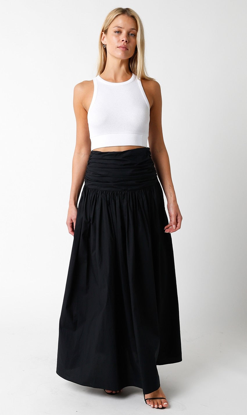 BLACK MAXI SKIRT