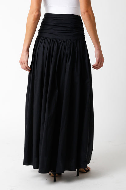 BLACK MAXI SKIRT