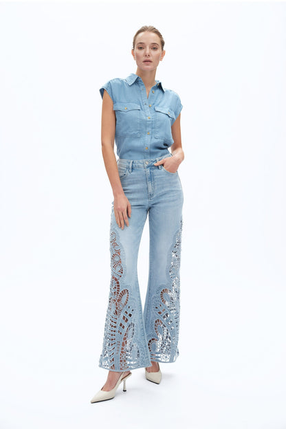 THE WILLOW LACE JEAN
