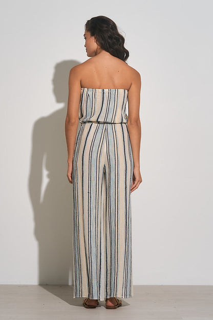 BLUE STRIPE JUMPSUIT