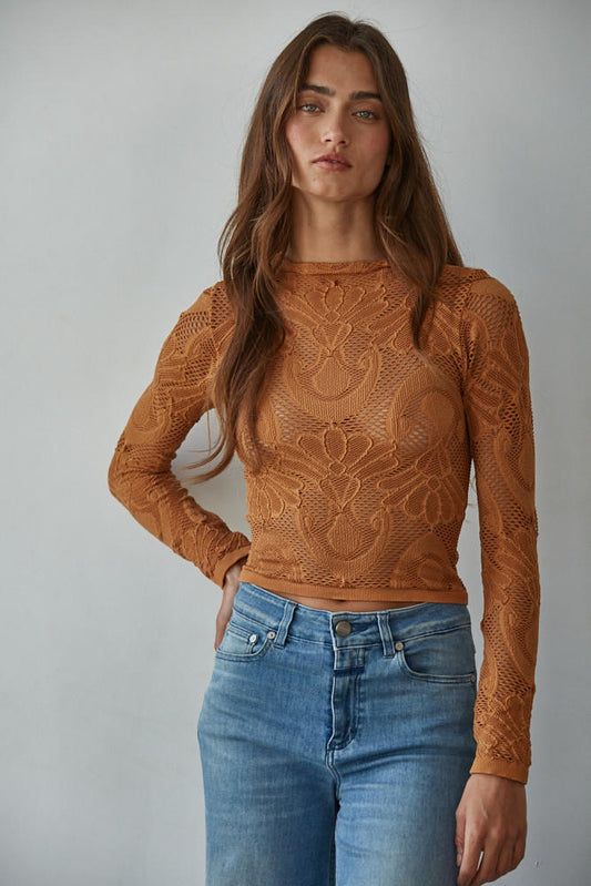 LAZY FLORAL TOP