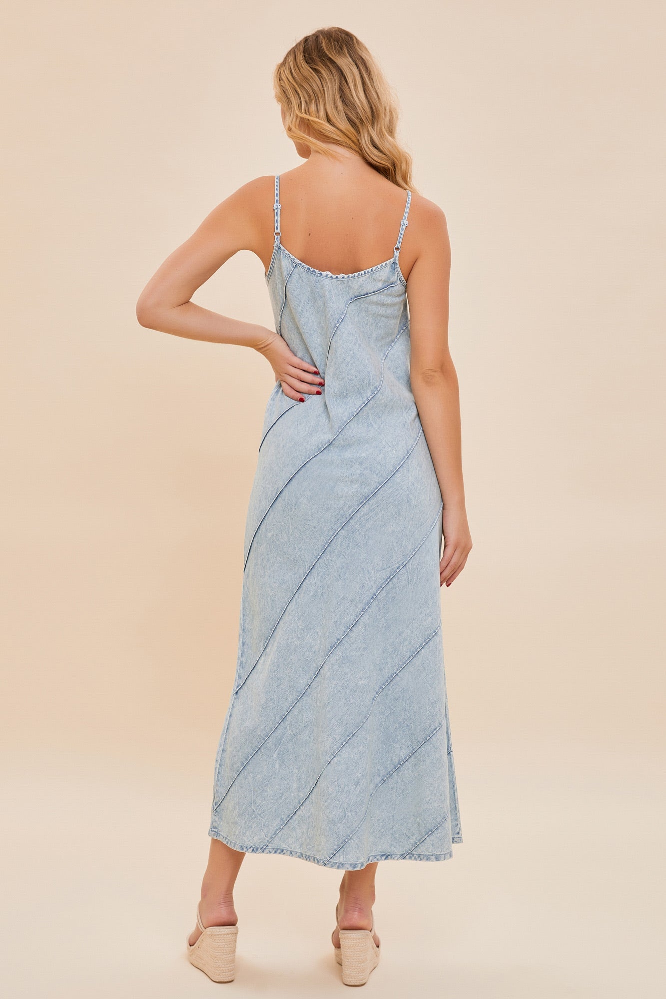 MAXI DENIM DRESS