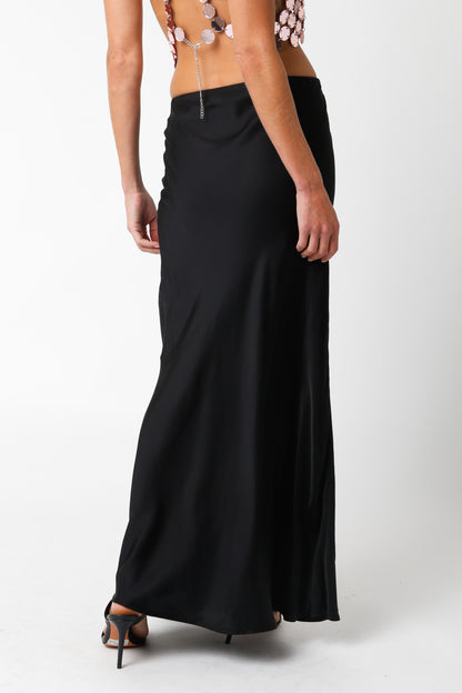 BLACK MAXI SKIRT