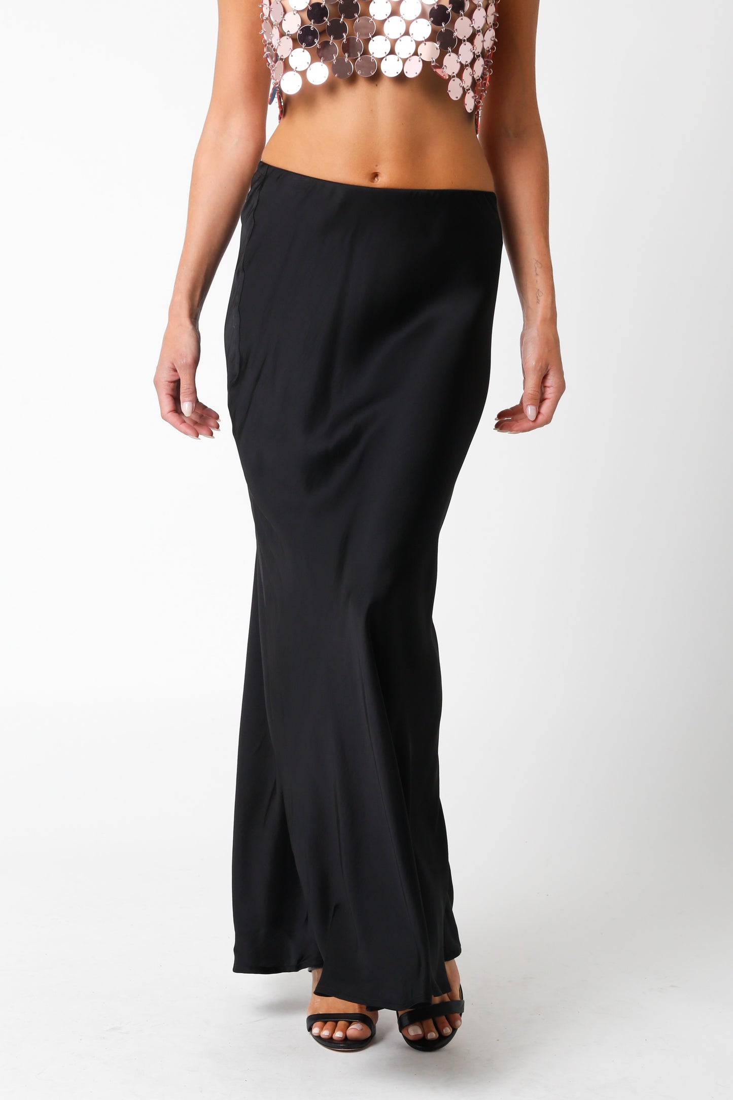 BLACK MAXI SKIRT