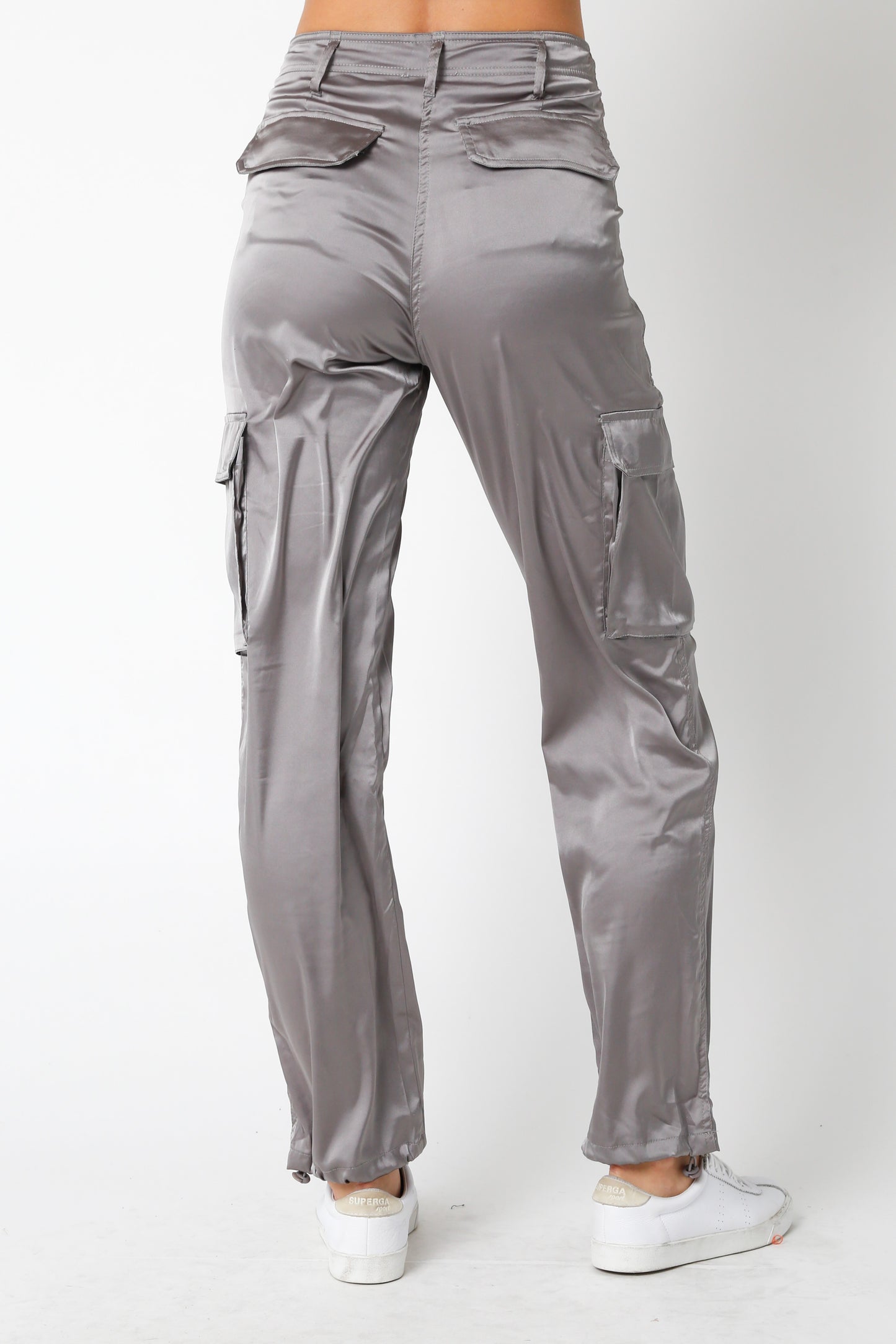 SILVER METALLIC PANT