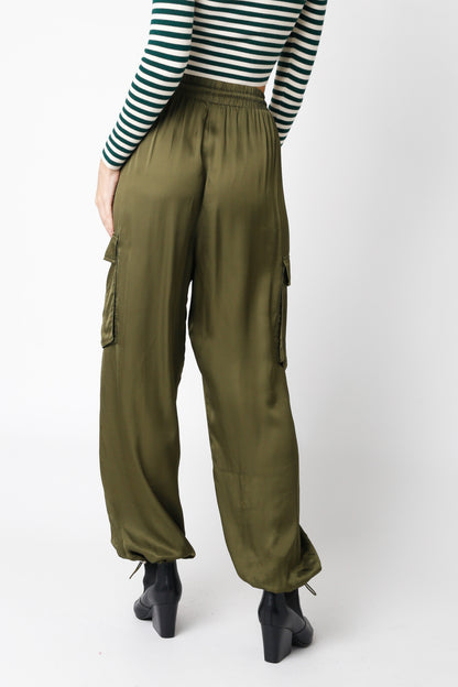 SATEEN CARGO JOGGER PANT