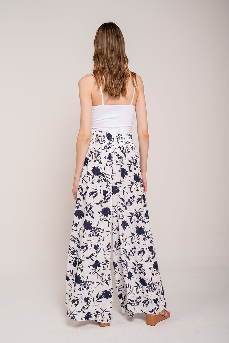 FLORAL LINEN PALAZZO