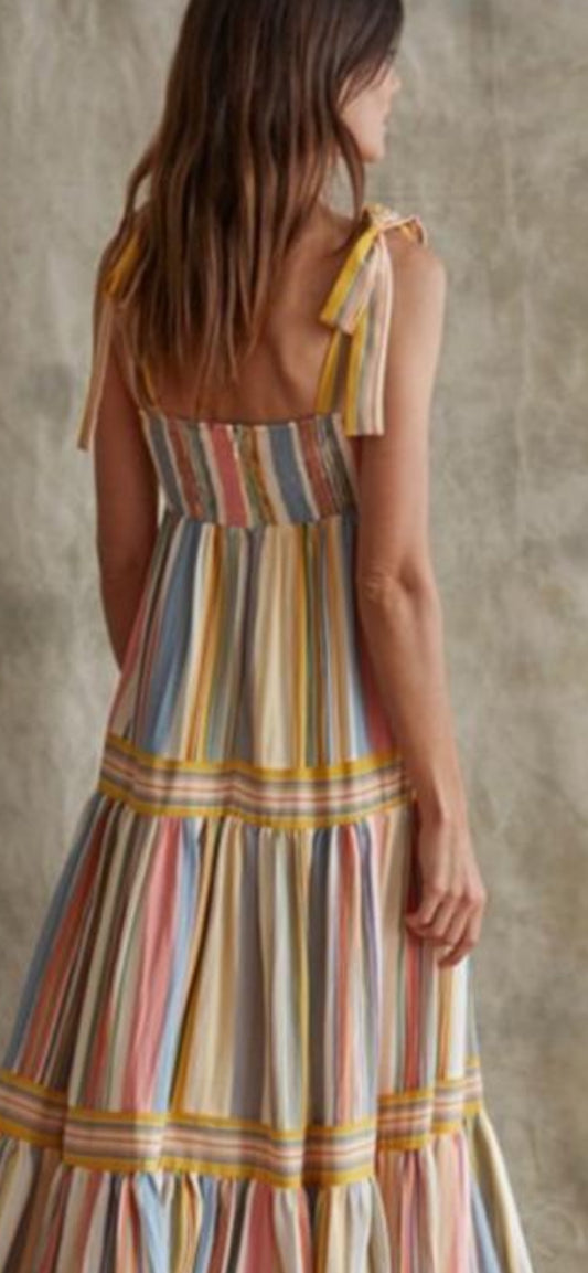 TIE BOW MAXI DRESS