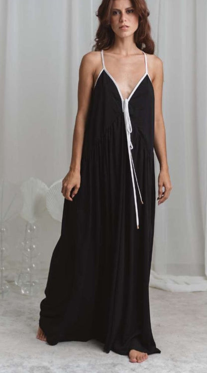 BLACK PEARL MAXI DRESS